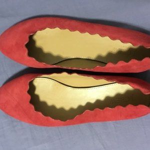 J. Crew new suede ballet flats (size 8.5)